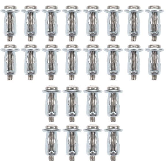 Metal Hollow Door Anchor Wall Anchors And Screws 30 Pcs Thread Galvanized Carbon Steel Jack Bolts