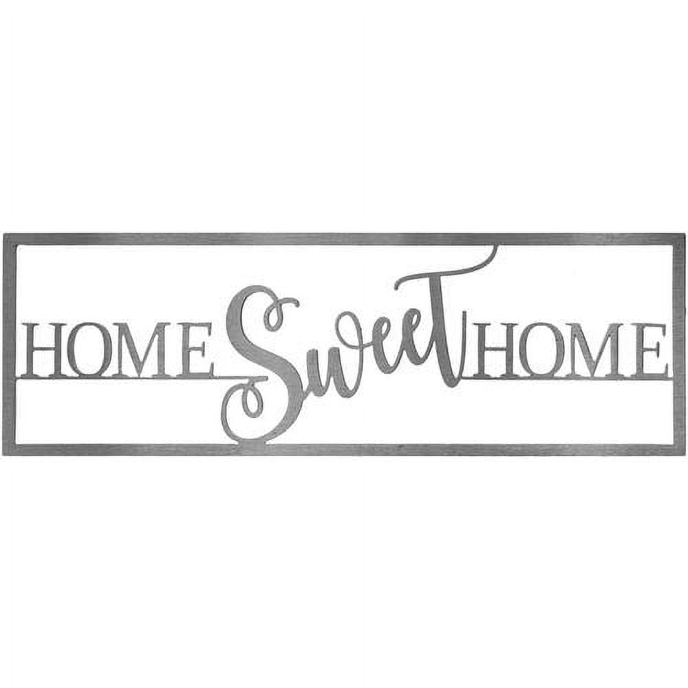 Metal Home Sweet Home Sign Front Door Rustic Wall Der Modern Farmhouse
