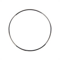 Metal Hoops Ring Set Black Wreath Hoop Rings for Wall Hanging, DIY Crafts, Macrame, Home Decor, and Wristband Jewelry Making