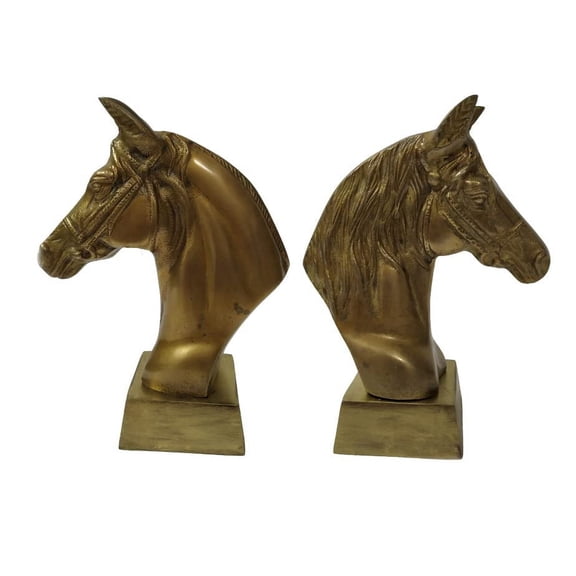 DECORVOID 1 in Metal Horse Decorative Figurine Set of 2