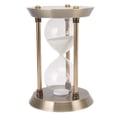 thumbnail image 1 of Metal Hourglass Sand Timer Decorative Vintage High Glossy Sand Replaceable Sandglass Clock, 1 of 5
