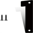 thumbnail image 1 of Metal House Numbers, Metal Address Numbers and Letters, 4 Inch Black Door Mailbox Number, House Address Letter and Number for Office Home Farm Outside (1), 1 of 6