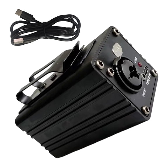 Metal Housing Headphone Amplifier with Stereo XLR Input, Studio Livestream Support for Rehearsal Workspaces Daily