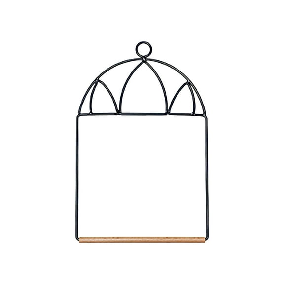 Metal Hummingbird Swing with Wooden Perch - Outdoor Bird Swing Stand for Small Birds, Garden Decor & Cage Accessory