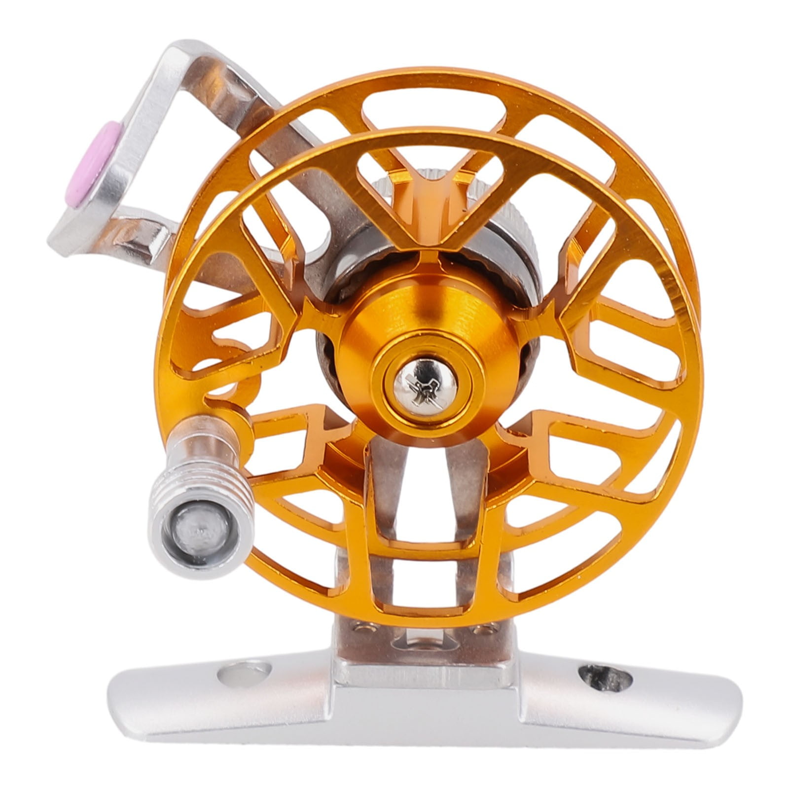 Metal Ice Fishing Reel Freshwater Fish Line Front Wheel for Carp