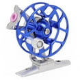 Metal Ice Fishing Reel Freshwater Fish Line Front Wheel for Carp