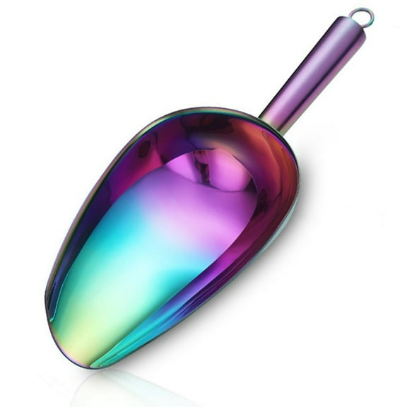 Metal Ice Scoop, Stainless Steel Kitchen Ice Scooper, Food Scoops for Bar Party Wedding