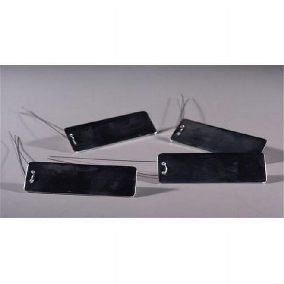 Metal Impression Tags, Silver