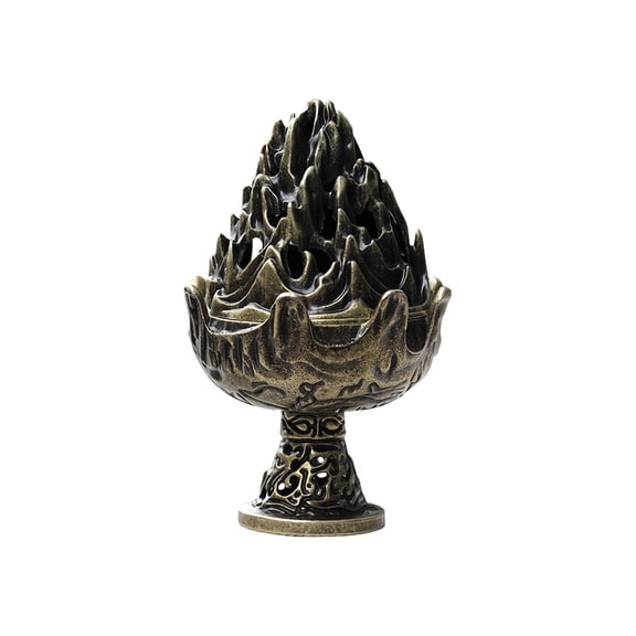 Metal Incenses Holder,Cone Coils Incenses Burners with Lid,Ashes Catcher,Aromatherapys Ornament Home Office Decors Gift