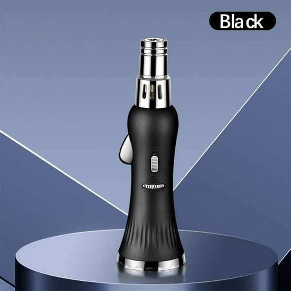 Metal Inflatable Direct Punch High Temperature Lighter Outdoor Barbecue Kitchen Household Temperature Welding Windproof Direct Impact Lighter Inflatable Outdoor