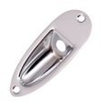 thumbnail image 1 of Metal Input Jack Socket Plate with Screws for Strat Style Electric Guitar, 1 of 7