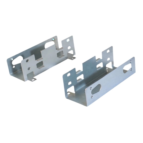 3 Bay 2.5 Inch Hard Drive Bracket, Metal 5.25 Bay Adapters for Desktop PC Storage
