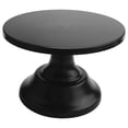 thumbnail image 1 of Metal Iron Cake Stand Round Pedestal Dessert Holder (Black), 1 of 6