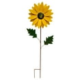 thumbnail image 1 of Metal Iron Flower Garden Stakes, Outdoor Yard Art Decor, Ground Insert Floral Ornament for Patio Lawn, 1 of 2