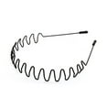 thumbnail image 1 of Metal Iron Headband For Men And Women Unisex Black Hair Accessory With 5mm Width Ideal For Sports And Fashion Wear, 1 of 8