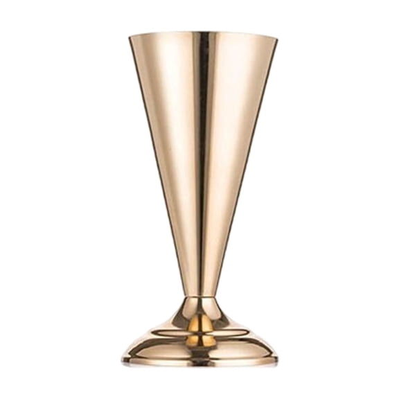 Metal Iron Trophy Vase for Wedding Table Centerpiece - Gold Home Decor Decorative Flower Vase for Hotel Event Party Decorations