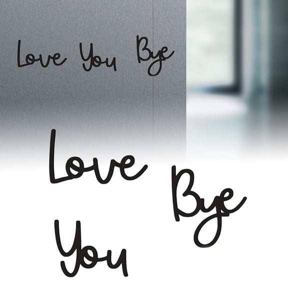 Metal Ironwork Letter Background Wall Pendant Home Design Pendant