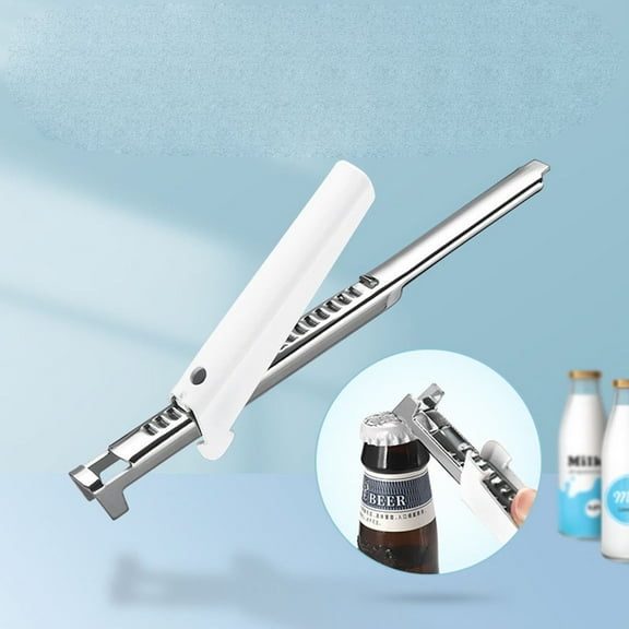 Metal Jar & Bottle Opener, Adjustable Multifunctional Stainless Steel Can Opener Jar Lid Gripper, Easy to with Variety of Bottle