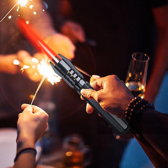 Metal Jet Flame Lighter, Refillable Butane Torch Lighter for Kitchen & Grill