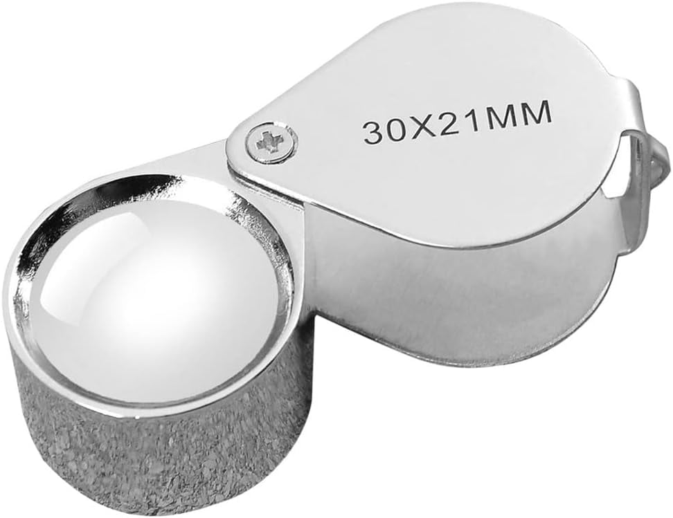 Metal Jewelry Diamond Pocket Jewellers Eye Loupe Magnifier Jewelry Magnifying Glass Folding
