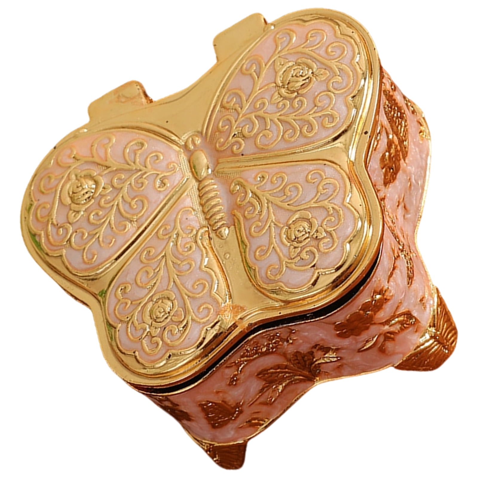 Metal Jewelry Organizers Portable Design with Butterfly Shape Space ...