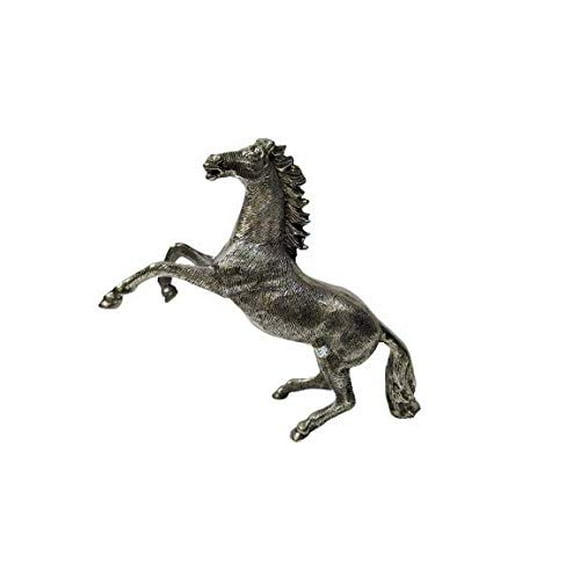 Metal Jumping Horse Statue for Home Decor Elegant Horse Unique Figurine Horse Statue A Excellent Item for Home | Office | Restaurant Decorations by INDIAART12