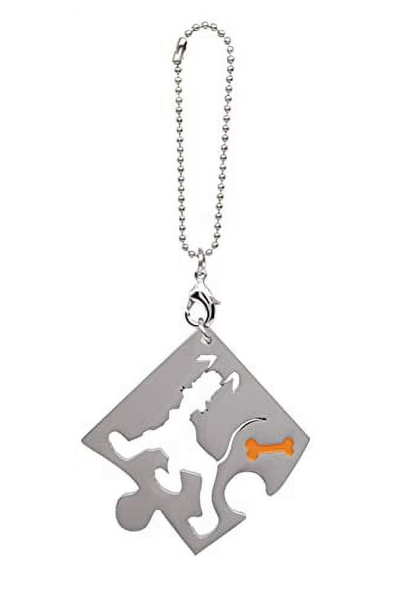 Metal Key Chain - Pewter Key Ring - Disney Puzzle - Pluto