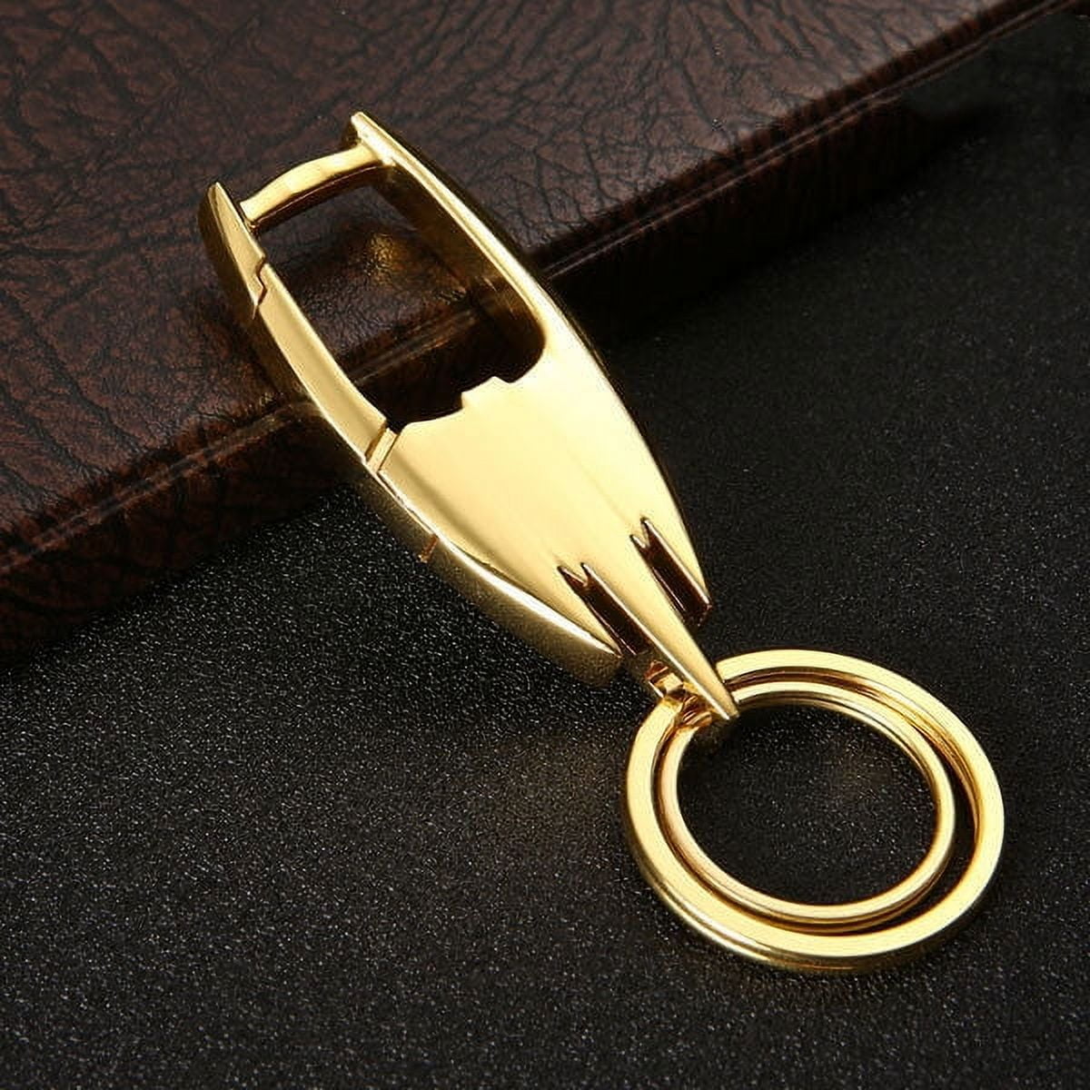 Unisex Metal Keychain Stainless Steel Key Ring Durable Doll Keyring Gifts Car Keyring Present for Advertising