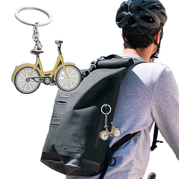 Metal Key Fob Key Ring Holder Pendant Durable Alloy Accessory for Keys Wallet Luggage School Bag and Travel Keychains