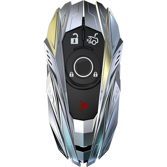 Metal Key fob case for Buick 2-5 Buttons Fob case for Buick Verano Regal Lacross Envision Encore Enclave GL8 with Keychain