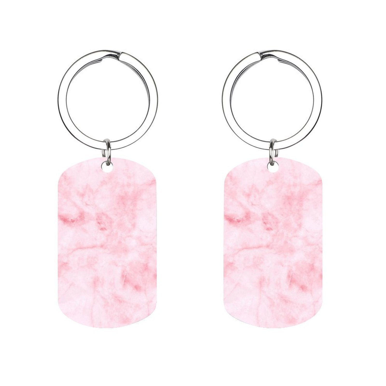 Metal Keychain 3.1×1.1in Material Solid Smooth No Trace Arc Design Used ...