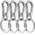 thumbnail image 1 of Metal Keychain Carabiner Clip Keyring Key Ring Chain Clips Hook Holder Organizer, 1 of 5