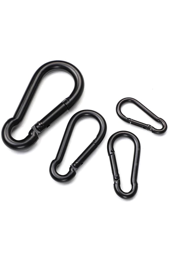Metal Keychain Clip Hooks D Carabiner Hooks Connector Jewelry Making Key Ring