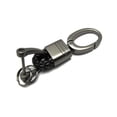 thumbnail image 1 of Metal Keychain Creative New Braided Rope Car Key Keychain, 1 of 3