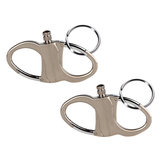 Metal Keychain Lighter, Lighter Hidden In Key Chain, Reusable Mini Waterproof Lighters for Outdoor Car and Home, Camping, Hiking 1/2/3/4/5PCS