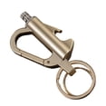 thumbnail image 1 of Metal Keychain Lighter - Refillable Gasoline or Kerosene, Outdoor Fire Starter, Reinforced Alloy, 1000+ Strikes, Hidden Key Ring Design, Emergency Survival Tool, 1 of 5