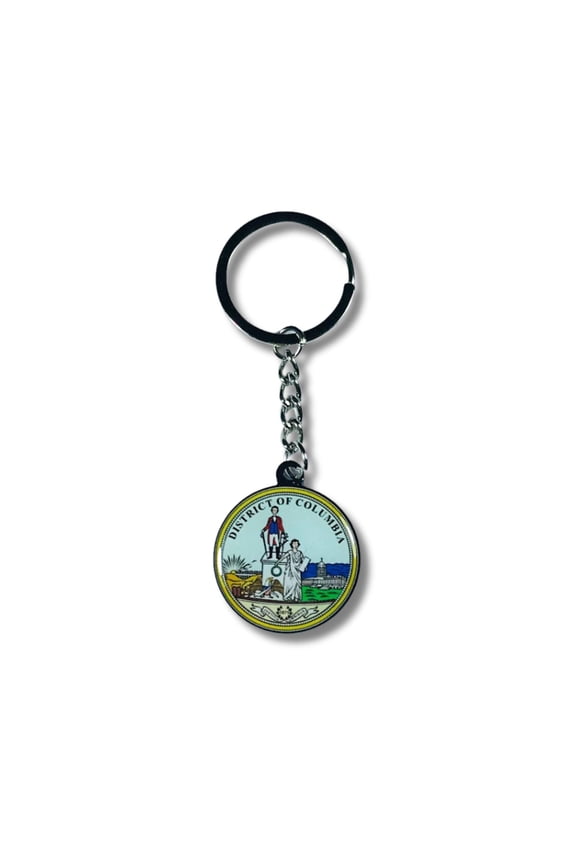 Metal Keychain - Seal District of Columbia - USA | Everyday Carry Accessory, Travel Souvenir Gift, Collectible Keepsake