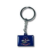 Metal Keychain - State Flag North Dakota - USA | Everyday Carry Accessory, Travel Souvenir Gift, Collectible Keepsake