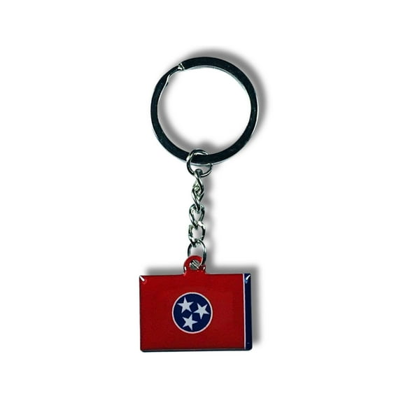 Metal Keychain - State Flag Tennessee - USA | Everyday Carry Accessory, Travel Souvenir Gift, Collectible Keepsake