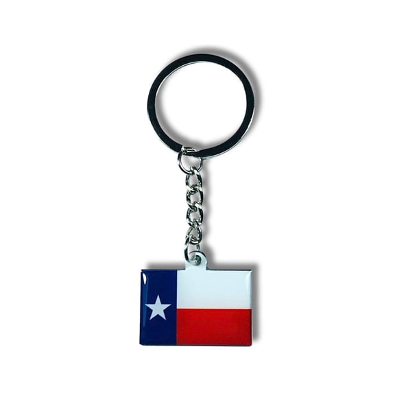 Metal Keychain - State Flag Texas - USA | Everyday Carry Accessory, Travel Souvenir Gift, Collectible Keepsake