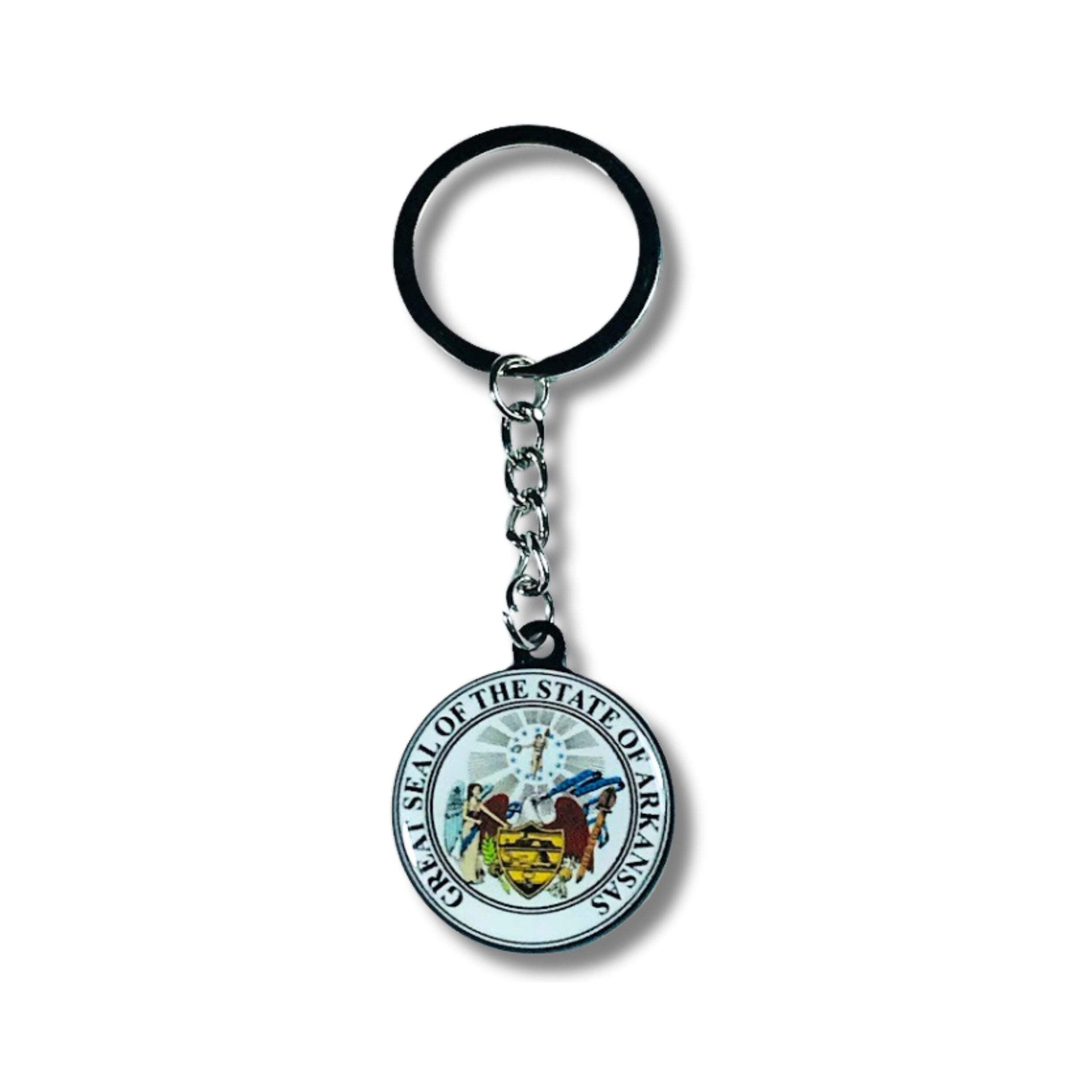 Metal Keychain - State Seal Arkansas - USA | Everyday Carry Accessory ...