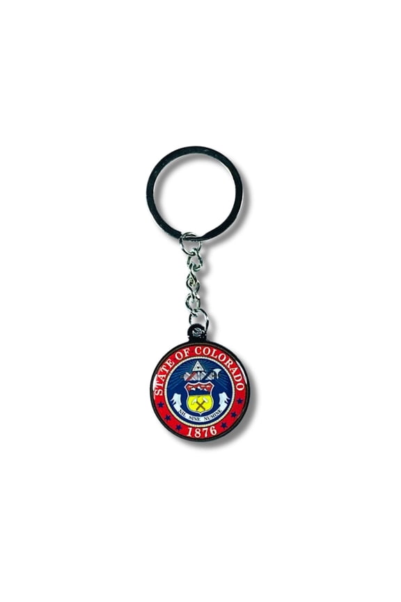 Metal Keychain - State Seal Colorado - USA | Everyday Carry Accessory, Travel Souvenir Gift, Collectible Keepsake