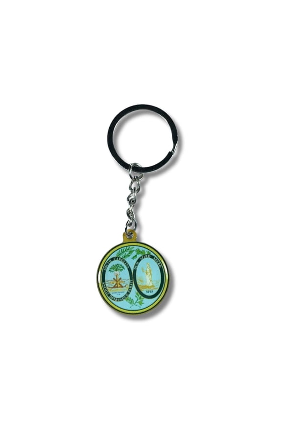 Metal Keychain - State Seal South Carolina - USA | 1.18-Inch (3 cm) Keychain for Bags, Keys, and More | Perfect for Showing Your State Pride