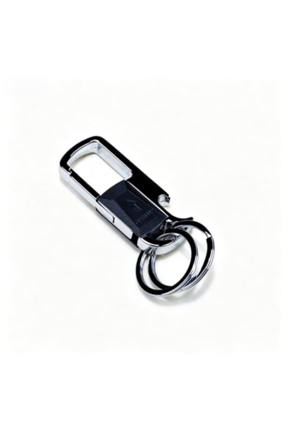 Metal Keychain With Bottle Opener, Multi-Ring Car Key Clip Holder For Men, Heavy Duty