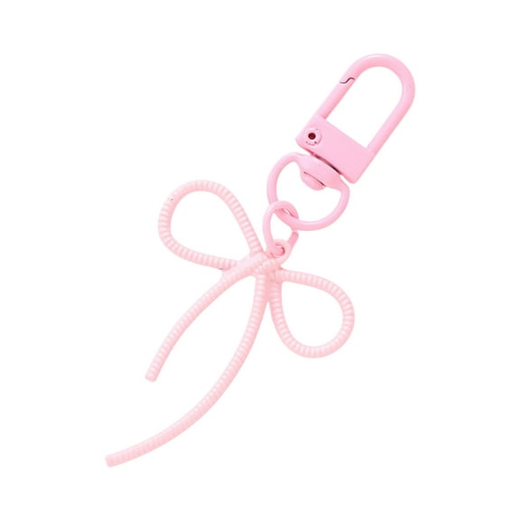 Metal Keyring Creative Car Key Chain Bowknot Keychain Pendant Bag Charm Lovely Bows Keychain Hanging Ornament