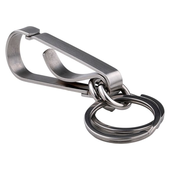 Metal Keyring Rustproof Portable Secure Key Holder for Travel