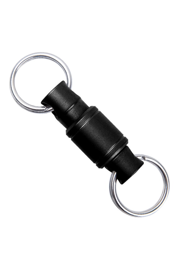 Metal Keyring With 360 Degree Rotations Detachable Carabiner Clip For Secure Key Organization