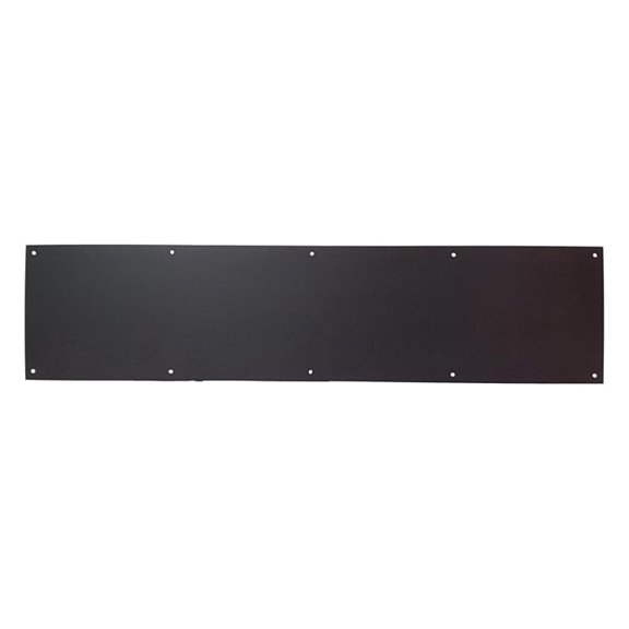 Metal Kick Plate 32x6 Inch - Oil Rubbed Bronze Door Protector - 3/64" Thick Steel Plate - Commercial Grade Durable Entrance Plate - Interior Door Protection