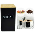 thumbnail image 1 of Metal Kitchen Canister Set for Coffee Tea Storage with Secure Airtight Lids and Classic Farmhouse Design, 1 of 8