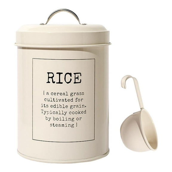 Metal Kitchen Flour/Rice Storage Tin 3L Multi-functional